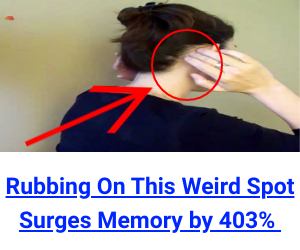 Rubbing on This Spot Surges Memory by 403%